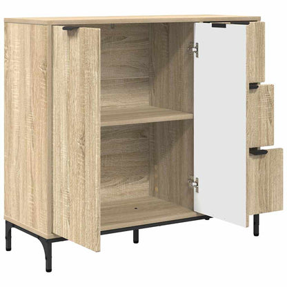 Credenza rovere sonoma 89.5 x 33 x 82 cm Legno multistrato