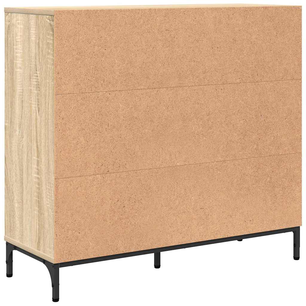 Credenza rovere sonoma 89.5 x 33 x 82 cm Legno multistrato