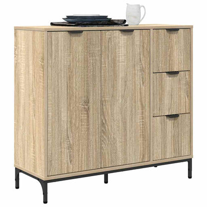 Credenza rovere sonoma 89.5 x 33 x 82 cm Legno multistrato