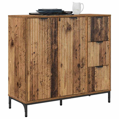 Credenza Legno vecchio 89.5 x 33 x 82 cm Legno multistrato