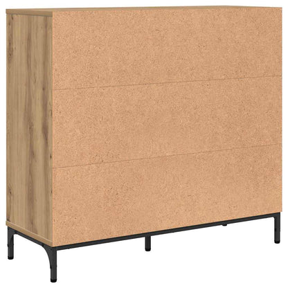 Credenza rovere artigianale 89.5 x 33 x 82 cm Legno multistrato