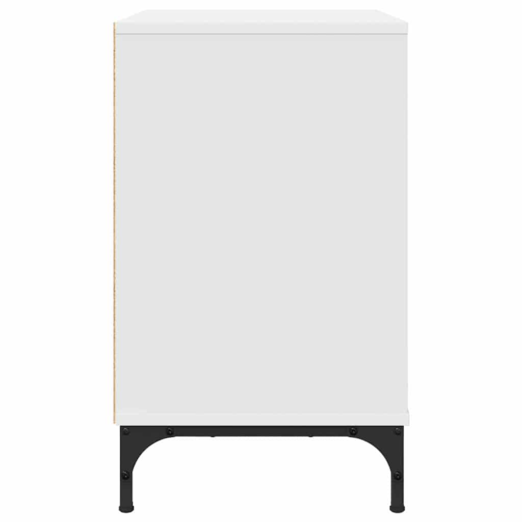 Comodino Bianco 63.5 x 36 x 61 cm Legno multistrato