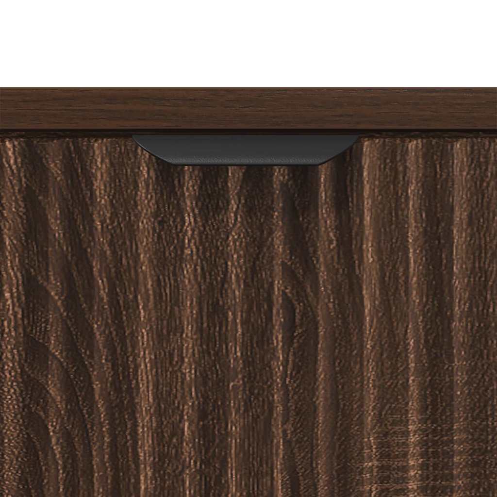 Comodino Rovere marrone 63.5 x 36 x 61 cm Legno multistrato