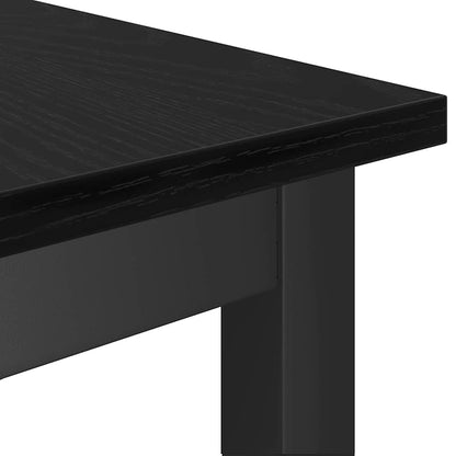 Panchina da pranzo Rovere Nero 100 x 32,5 x 48,5 cm