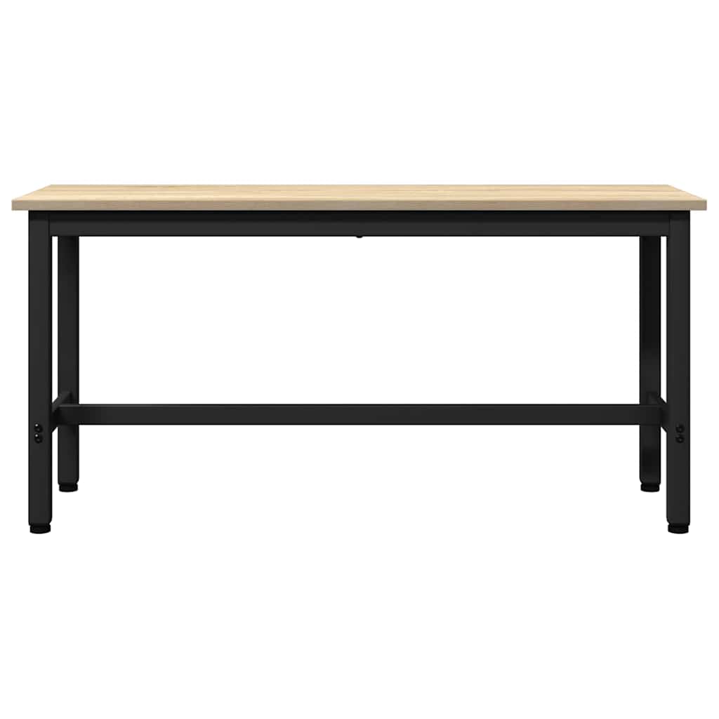 Panchina da pranzo 2 pcs Rovere Sonoma 100 x 32,5 x 48,5 cm