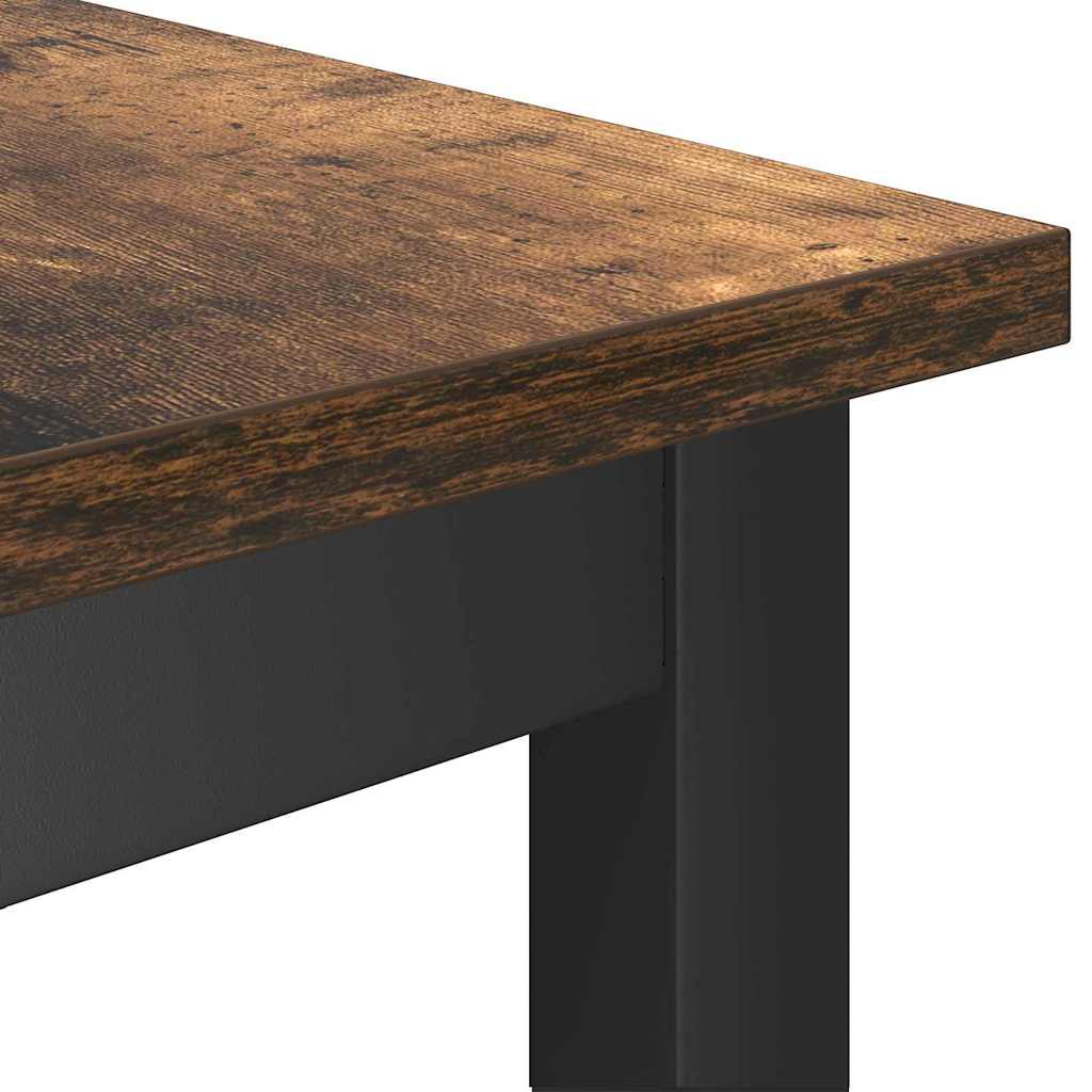 Panchina da pranzo Rovere fumé 100 x 32,5 x 48,5 cm