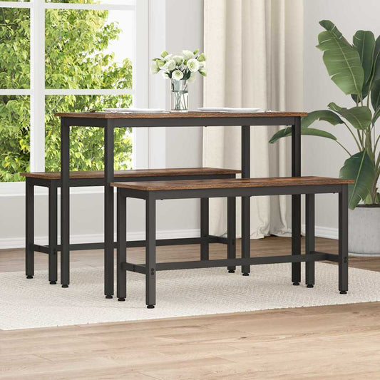 Panchina da pranzo Rovere fumé 100 x 32,5 x 48,5 cm | homemem39