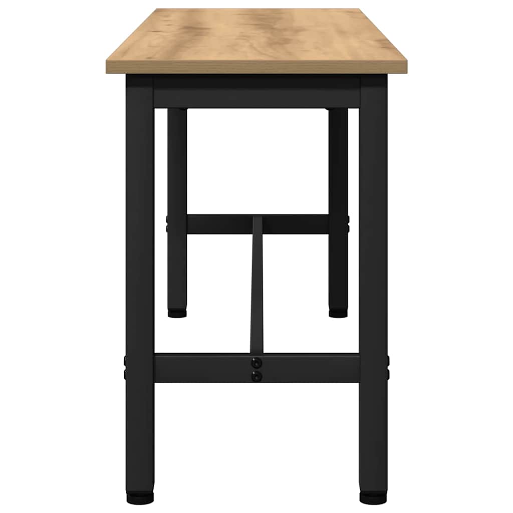 Panchina da pranzo Rovere artigianale 100 x 32,5 x 48,5 cm