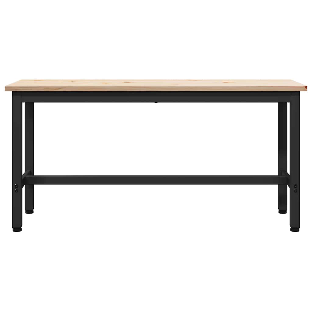 Panchina da pranzo Naturale 100 x 32,5 x 49 cm