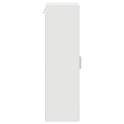 Armadio in Legno Bianco 50 x 29 x 100 cm Legno multistrato