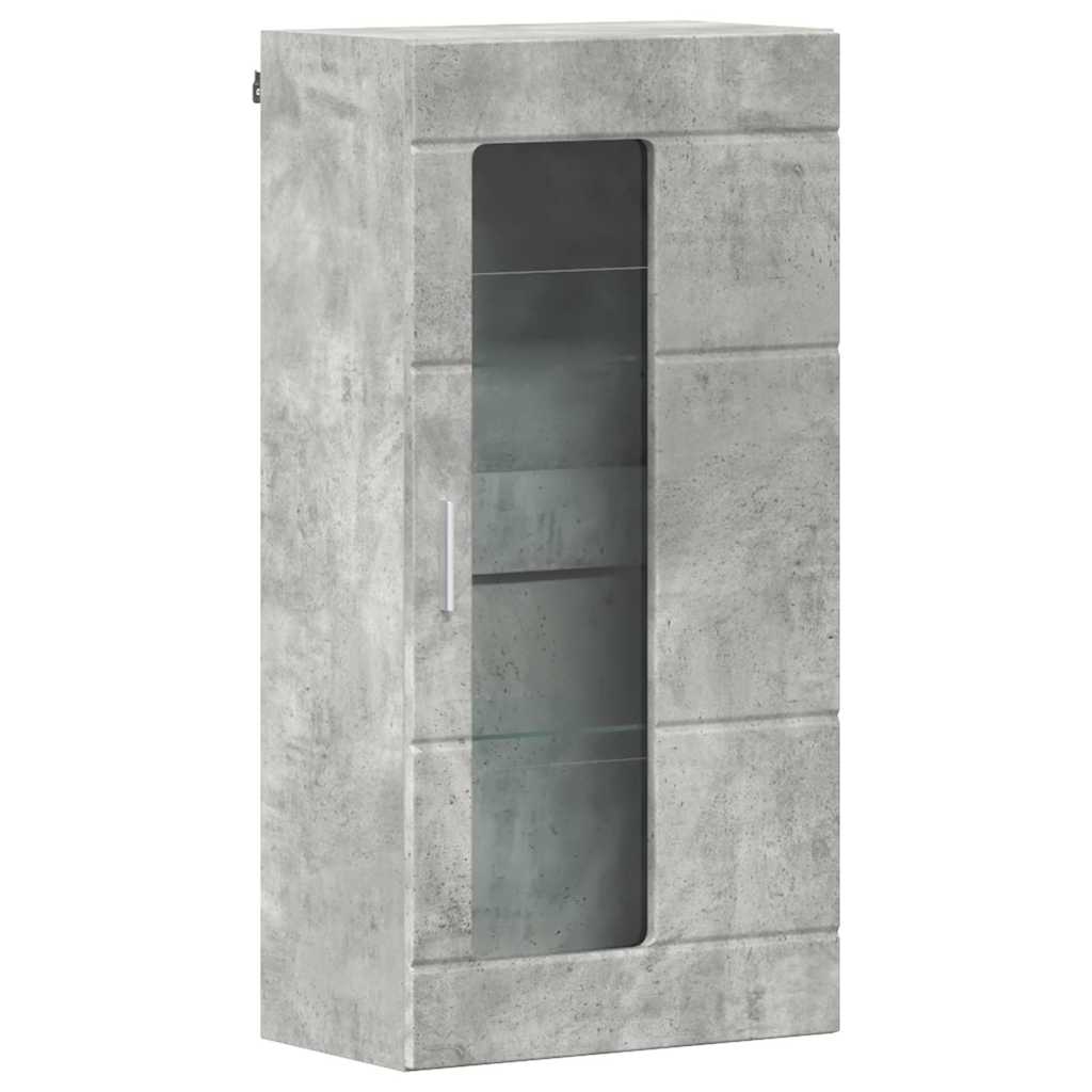 Armadio in Legno Grigio cemento 50 x 29 x 100 cm