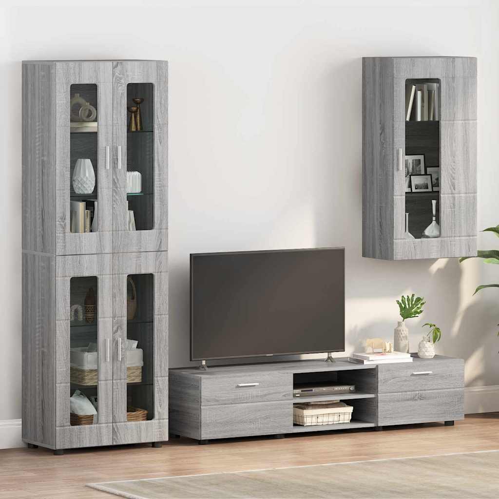 Armadio in Legno Grigio Sonoma 50 x 29 x 100 cm