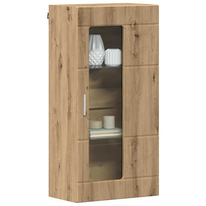 Mobile a muro con porta rovere artigianale 55 x 29 x 100 cm