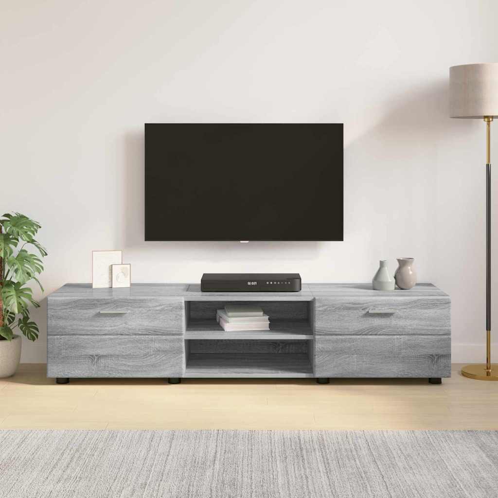 Armadio in Legno con cassetto Grigio Sonoma 150 x 39 x 30 cm