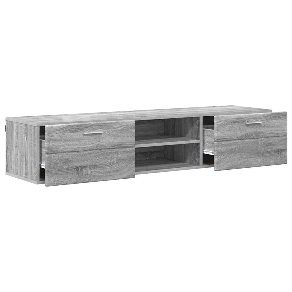 Armadio in Legno con cassetto Grigio Sonoma 150 x 39 x 30 cm
