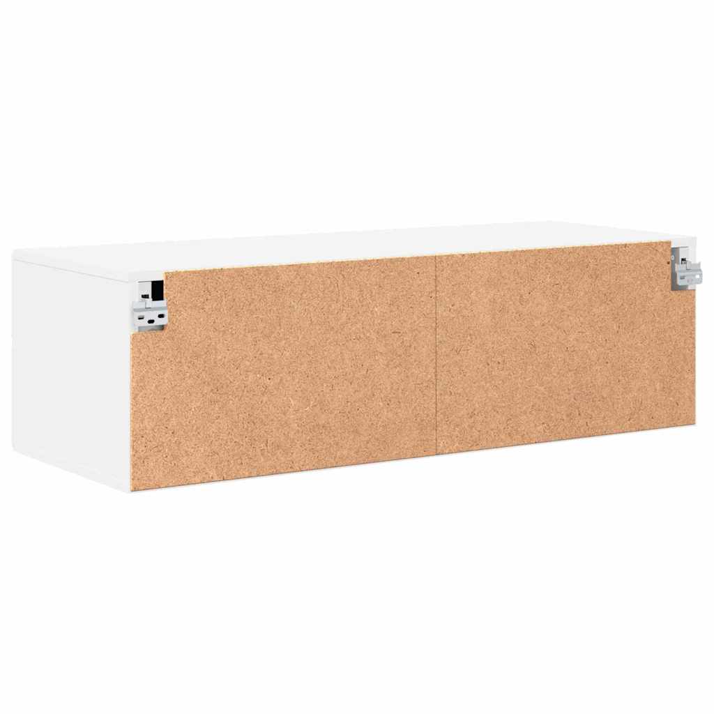 Armadio in Legno Bianco 100,5 x 39 x 30 cm Legno multistrato