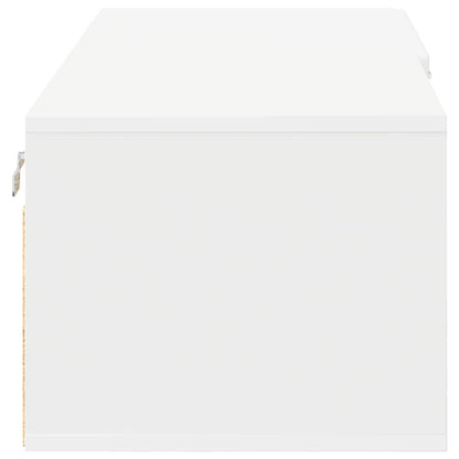 Armadio in Legno Bianco 100,5 x 39 x 30 cm Legno multistrato