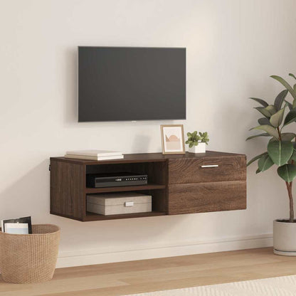 Armadio in Legno con cassetto Rovere Marrone 100,5 x 39 x 30 cm