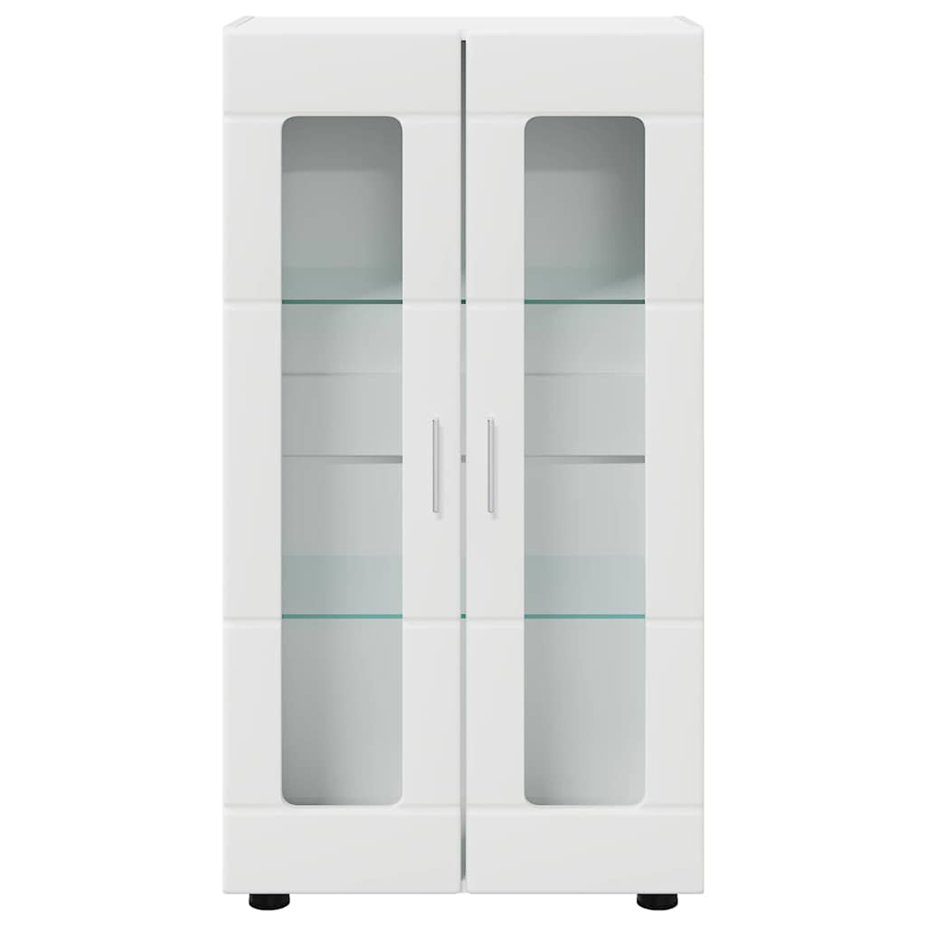 Credenza con porta Bianco 55,5 x 29 x 100 cm Legno multistrato