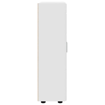 Credenza con porta Bianco 55,5 x 29 x 100 cm Legno multistrato