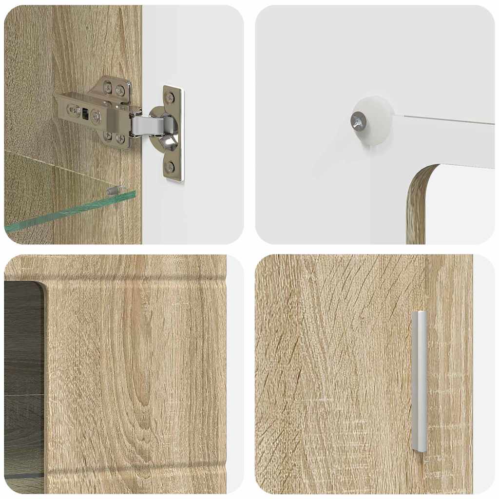 Credenza Rovere Sonoma 55,5 x 29 x 100 cm Legno multistrato