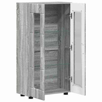 Credenza Grigio Sonoma 55,5 x 29 x 100 cm Legno multistrato