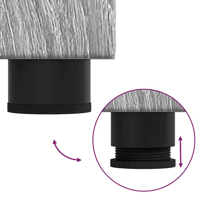 Credenza Grigio Sonoma 55,5 x 29 x 100 cm Legno multistrato