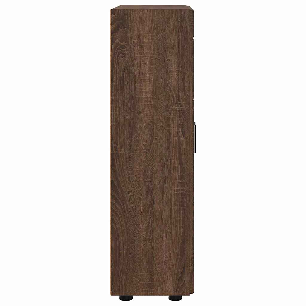 Credenza Rovere Marrone 55,5 x 29 x 100 cm Legno multistrato