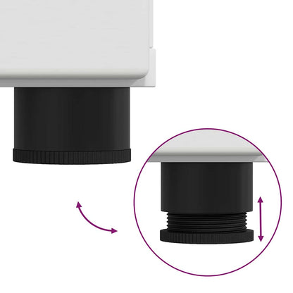 Armadio in Legno Bianco 88,5 x 30,5 x 73 cm Legno multistrato