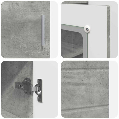 Armadio in Legno Grigio cemento 88,5 x 30,5 x 73 cm