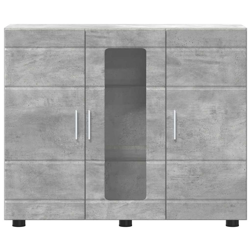 Armadio in Legno Grigio cemento 88,5 x 30,5 x 73 cm