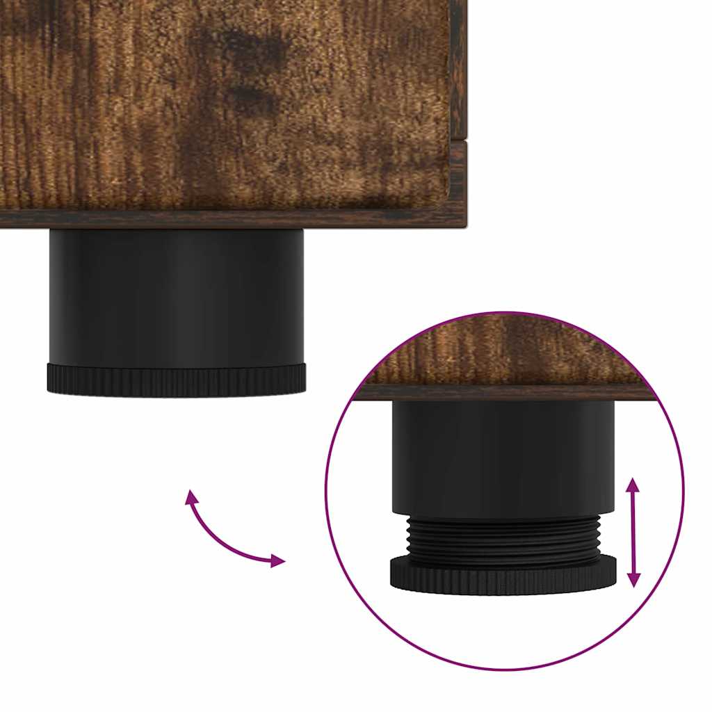 Armadio in Legno Rovere fumé 88,5 x 30,5 x 73 cm