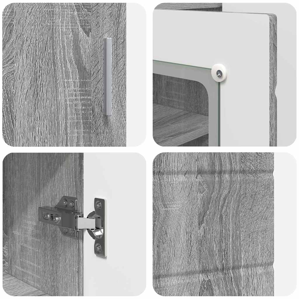 Armadio in Legno Grigio Sonoma 88,5 x 30,5 x 73 cm