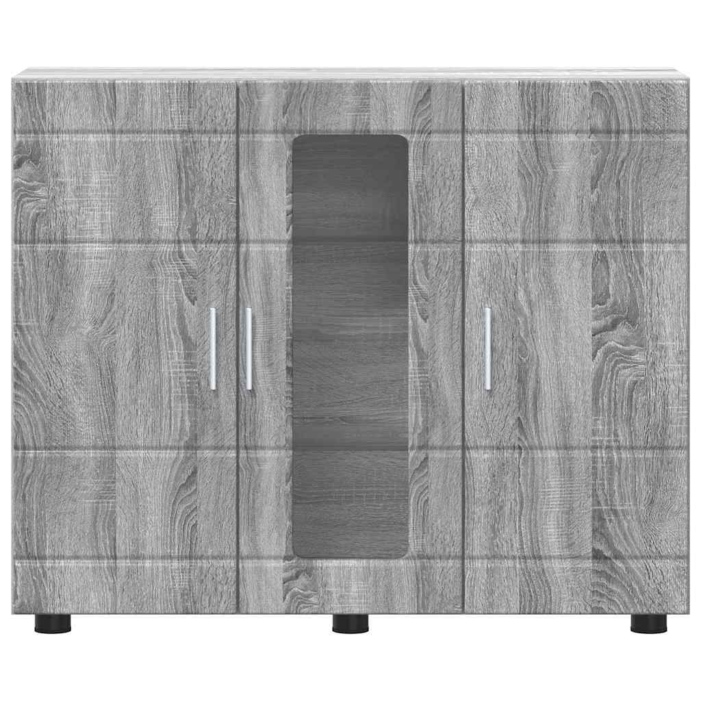 Armadio in Legno Grigio Sonoma 88,5 x 30,5 x 73 cm