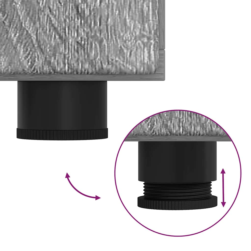 Armadio in Legno Grigio Sonoma 88,5 x 30,5 x 73 cm