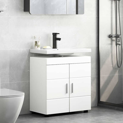 Set di Armadi da Bagno TULUM Bianco 60 x 34 x 63 cm