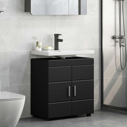 Set di Armadi da Bagno TULUM Nero 60 x 34 x 63 cm | homemem39