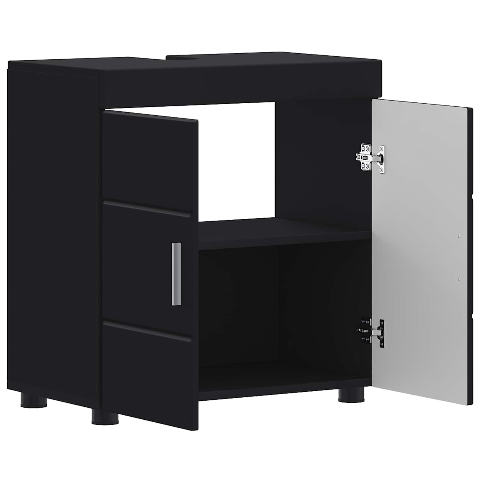 Set di Armadi da Bagno TULUM Nero 60 x 34 x 63 cm | homemem39