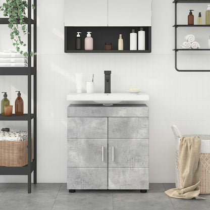 Set di Armadi da Bagno TULUM Grigio cemento 60 x 34 x 63 cm | homemem39