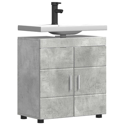 Set di Armadi da Bagno TULUM Grigio cemento 60 x 34 x 63 cm | homemem39