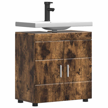 Set di Armadi da Bagno TULUM Rovere fumé 60 x 34 x 63 cm | homemem39