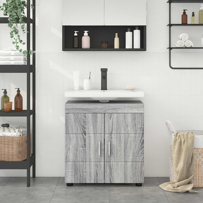 Set di Armadi da Bagno TULUM Grigio Sonoma 60 x 34 x 63 cm | homemem39