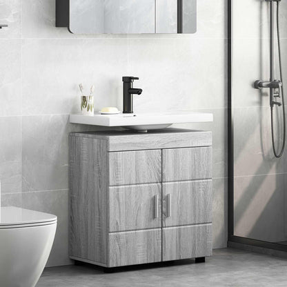 Set di Armadi da Bagno TULUM Grigio Sonoma 60 x 34 x 63 cm | homemem39