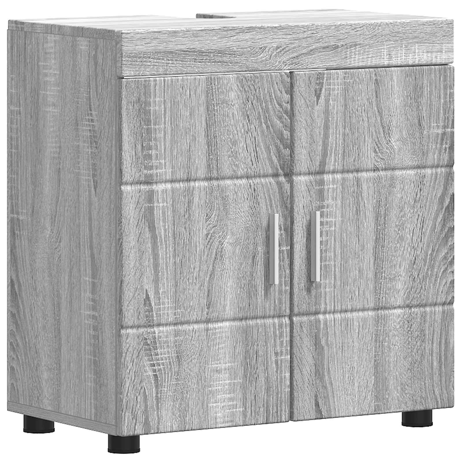 Set di Armadi da Bagno TULUM Grigio Sonoma 60 x 34 x 63 cm | homemem39