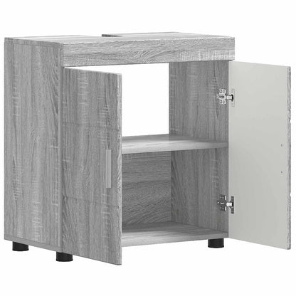 Set di Armadi da Bagno TULUM Grigio Sonoma 60 x 34 x 63 cm | homemem39