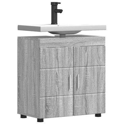 Set di Armadi da Bagno TULUM Grigio Sonoma 60 x 34 x 63 cm | homemem39