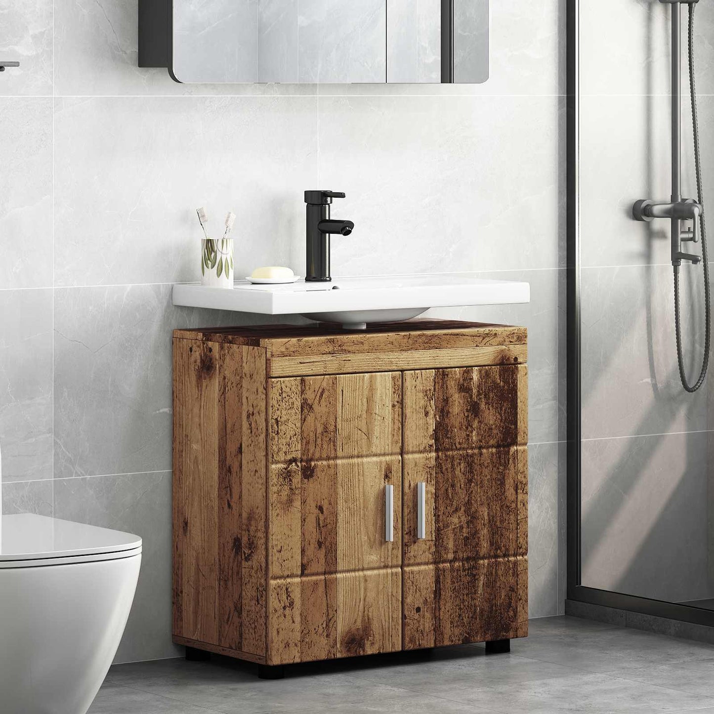 Set di Armadi da Bagno TULUM Legno vecchio 60 x 34 x 63 cm | homemem39
