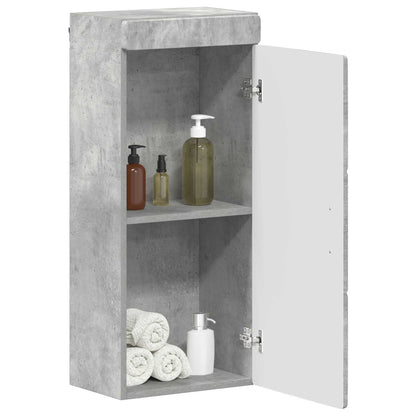 Armadio da bagno a muro TULUM Grigio cemento 37 x 24,5 x 86 cm | homemem39