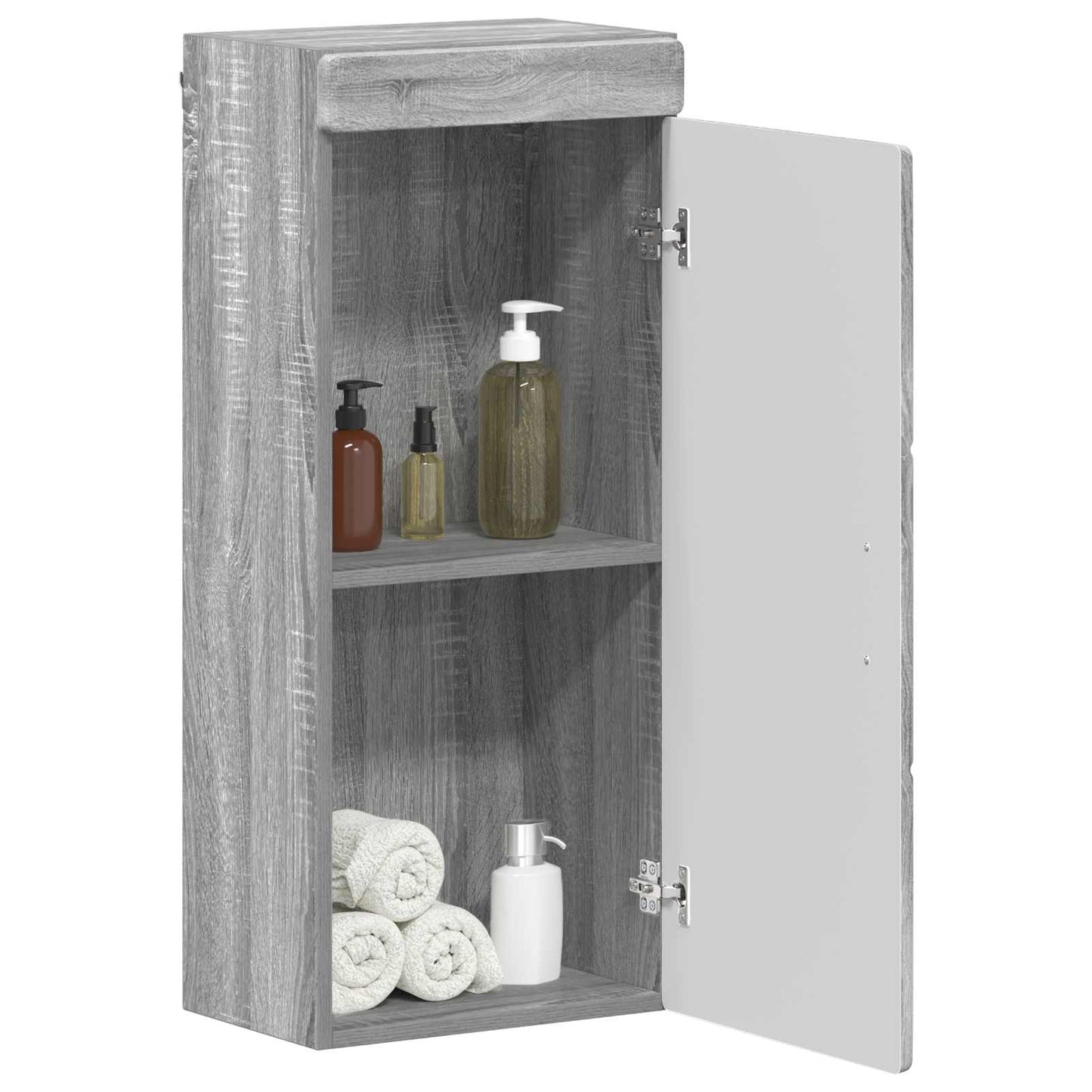 Armadio da bagno a muro TULUM Grigio Sonoma 37 x 24,5 x 86 cm | homemem39