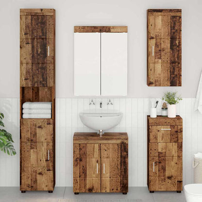 Armadio da bagno a muro TULUM Legno vecchio 37 x 24,5 x 86 cm | homemem39